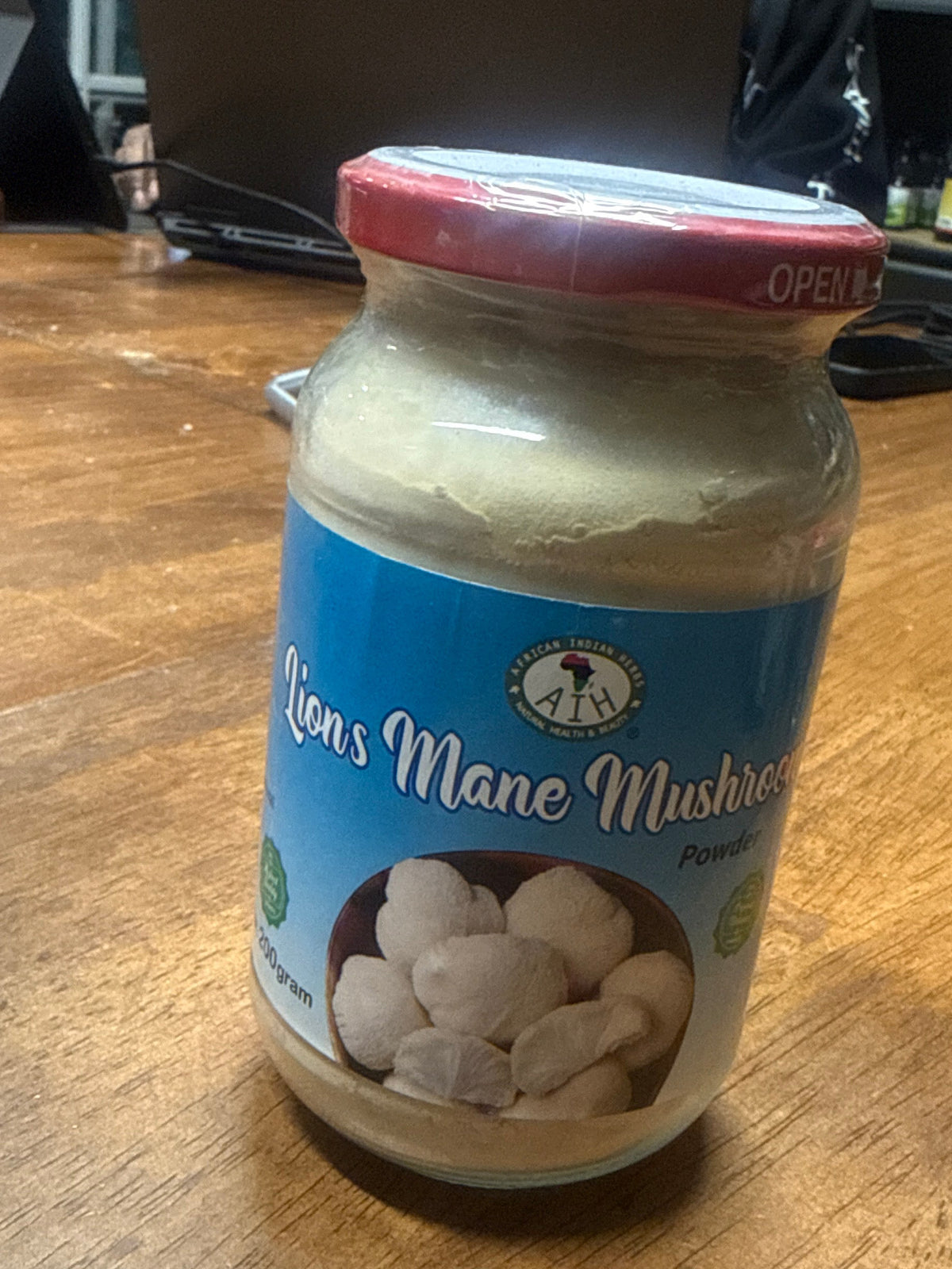 Lionsmane mushrooms powder