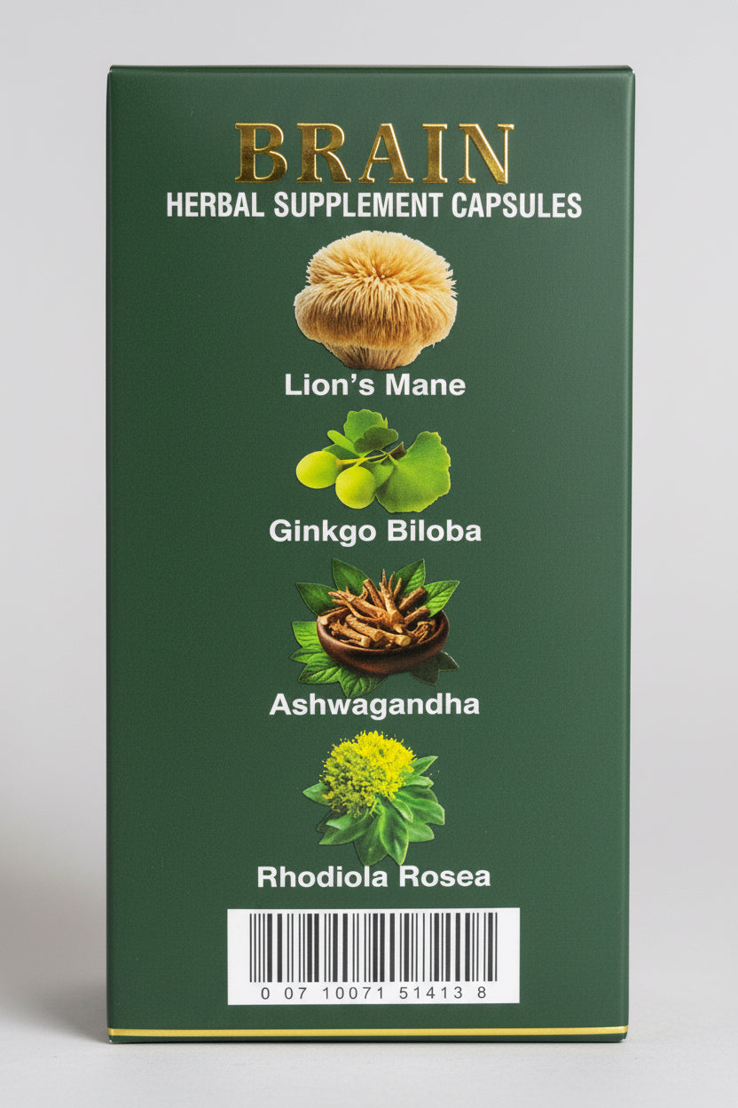 Brain Health Supplement Capsule