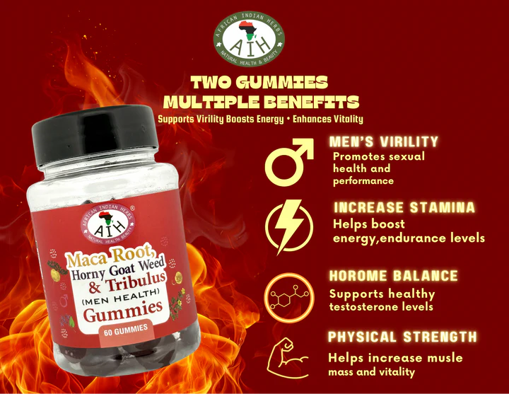 Maca Root & Horny Goat, Tribulus Men Health Gummies