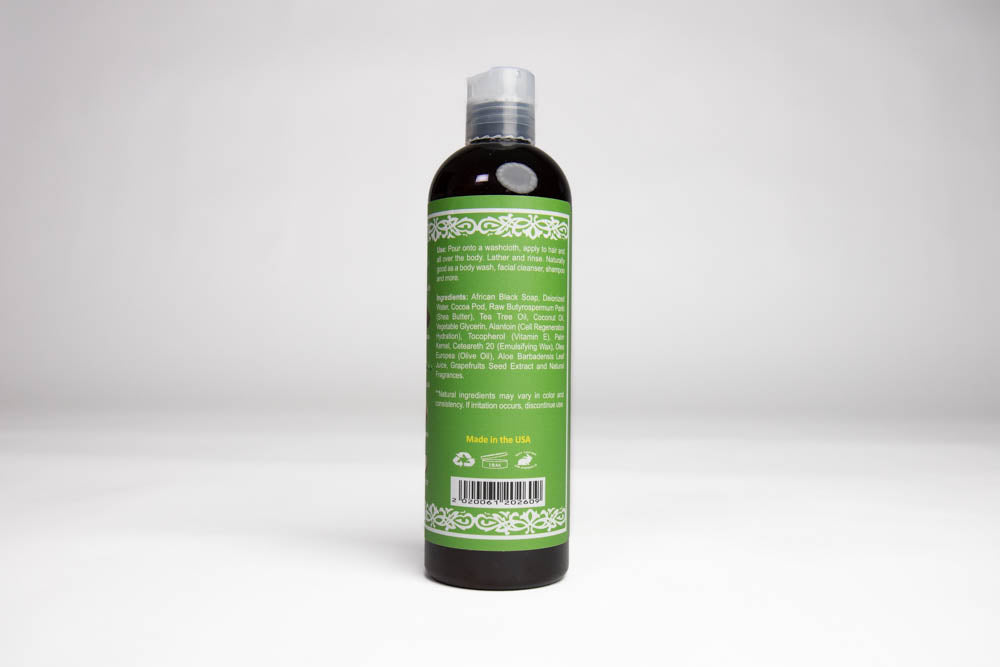 Tea Tree African Black Soap Body Wash