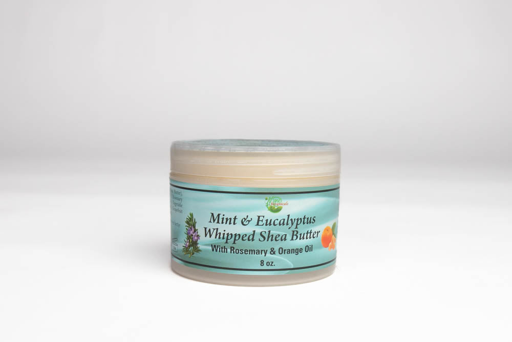 Mint & Eucalyptus Whipped Shea Butter with Rosemary & Orange Oil