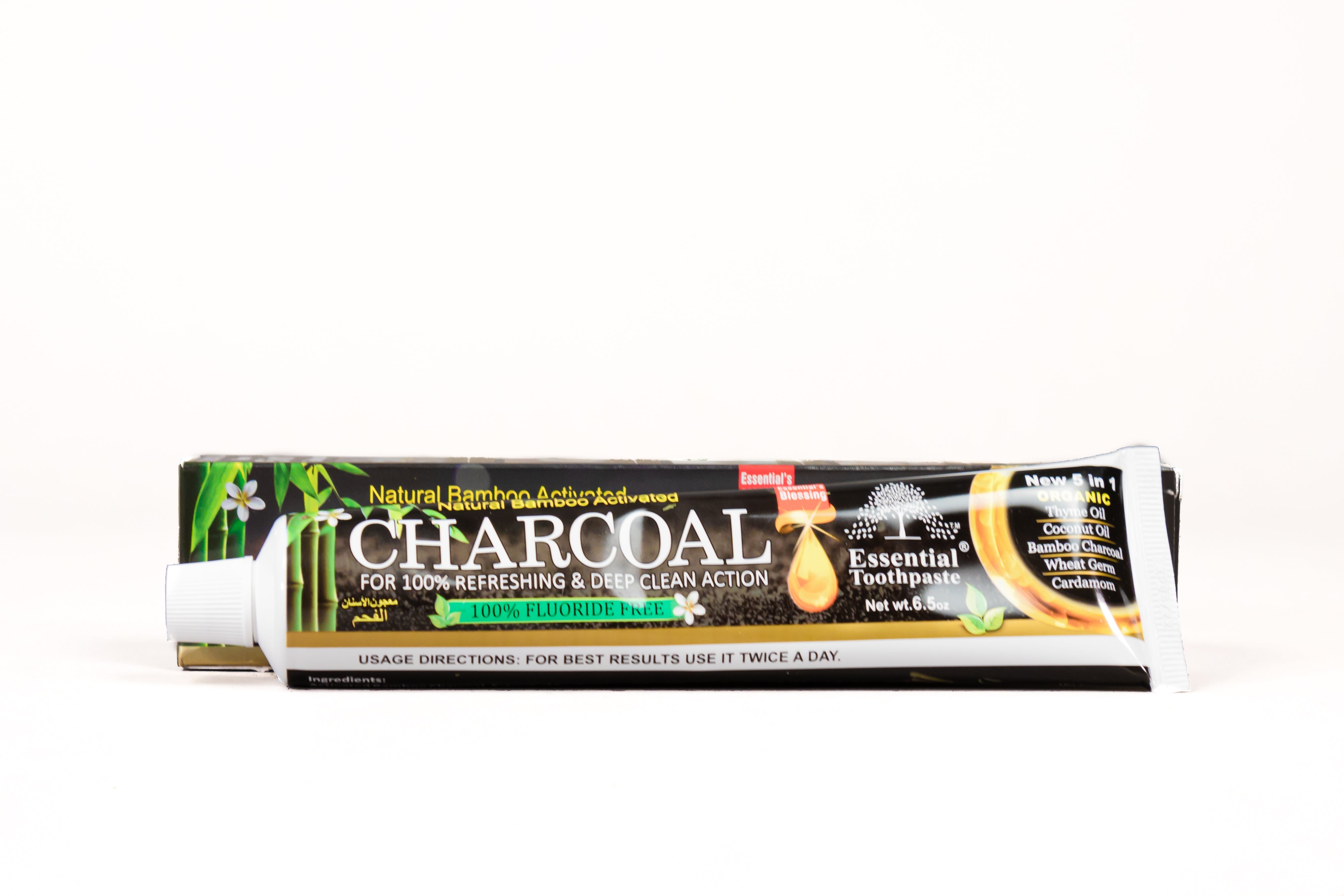 Natural Bamboo Activated Charcoal Toothpaste