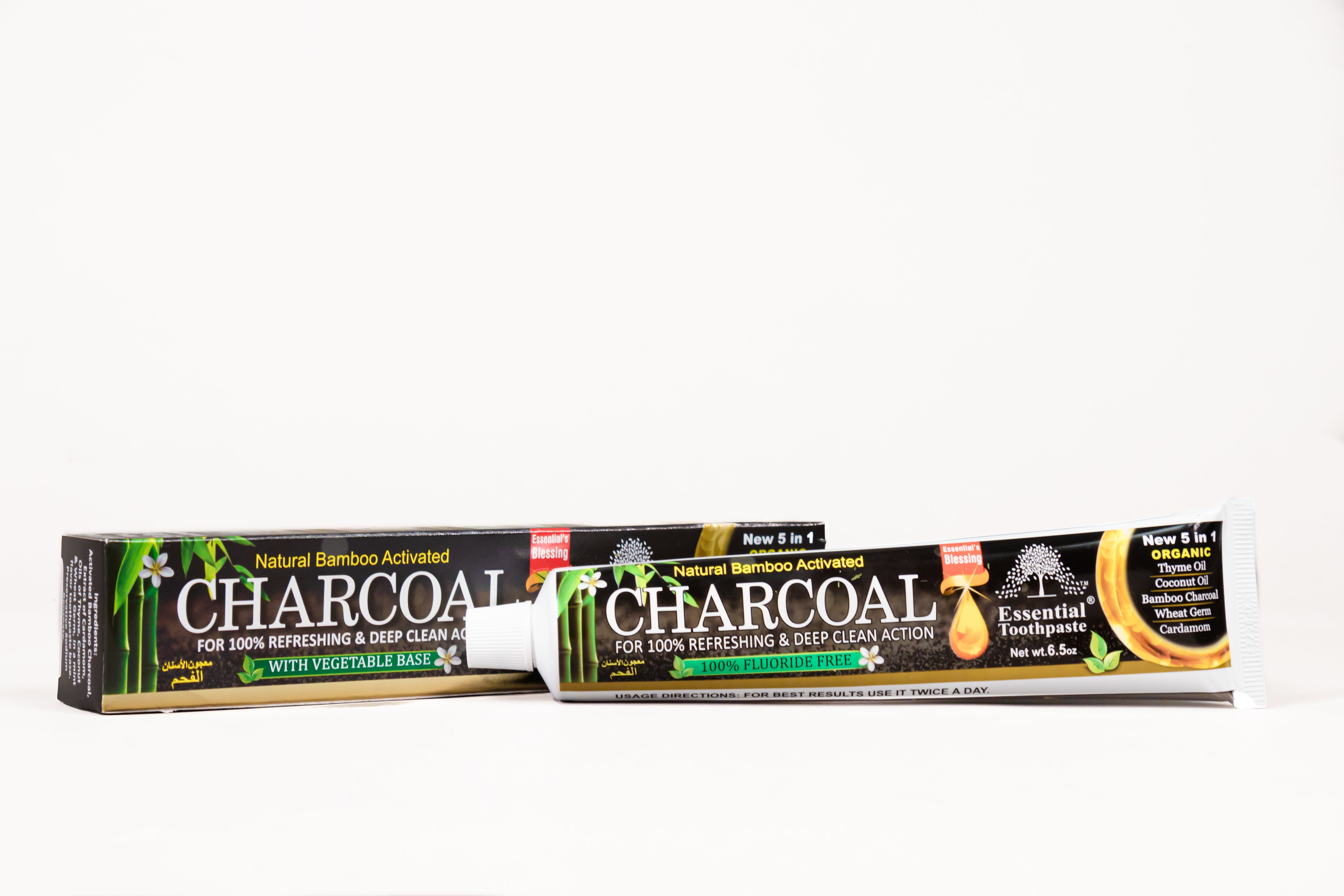 Natural Bamboo Activated Charcoal Toothpaste